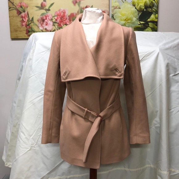 Ted Baker London | EUC Wool-Cashmere Blend Pea Coat - Picture 3 of 9